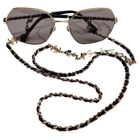 chanel gold chain sunglasses|chanel sunglasses customer service.